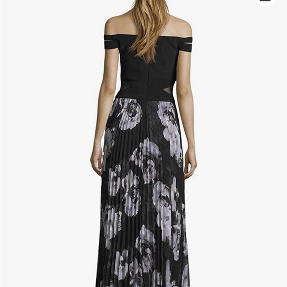 XScape Womens pleated off-shoulder dress size 10 - Picture 2 of 13